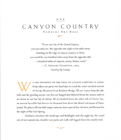 Canyon Country, John Annerino, A Photographic Journey