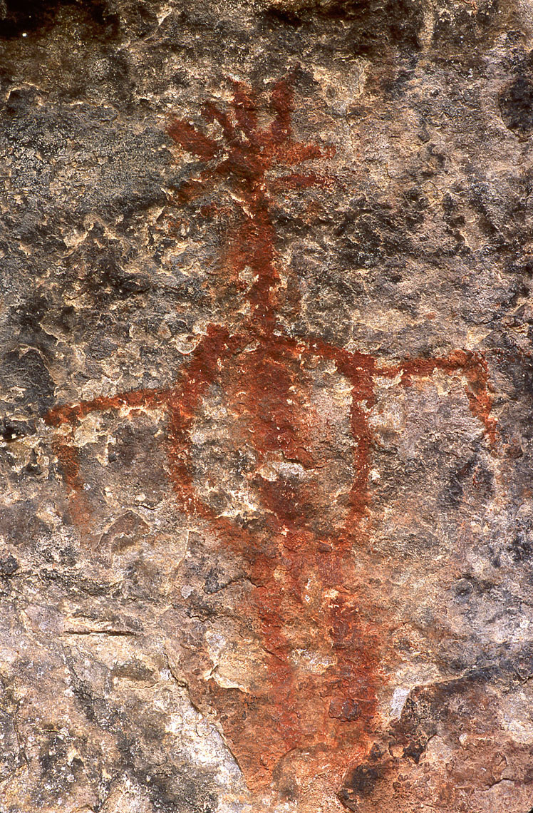 Bird pictograph, John Annerino, Cave Springs Cowboy Camp, Canyonlands National Park, UT, National Register of Historic Places