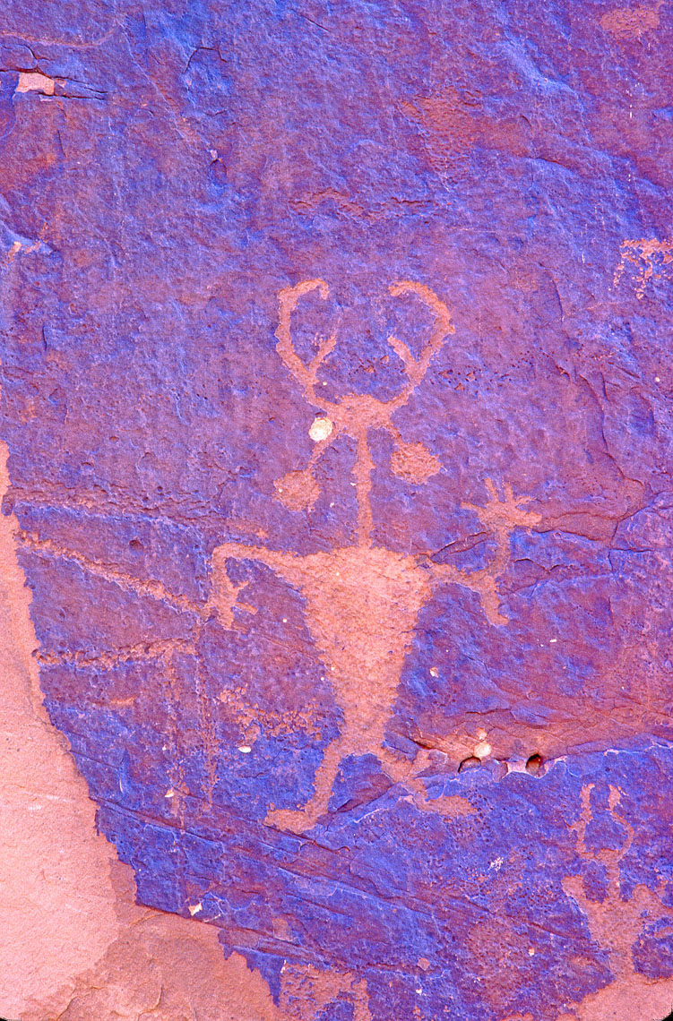 Moab Man, Moab, Utah, John Annerino, Fremont-Anasazi petroglyph