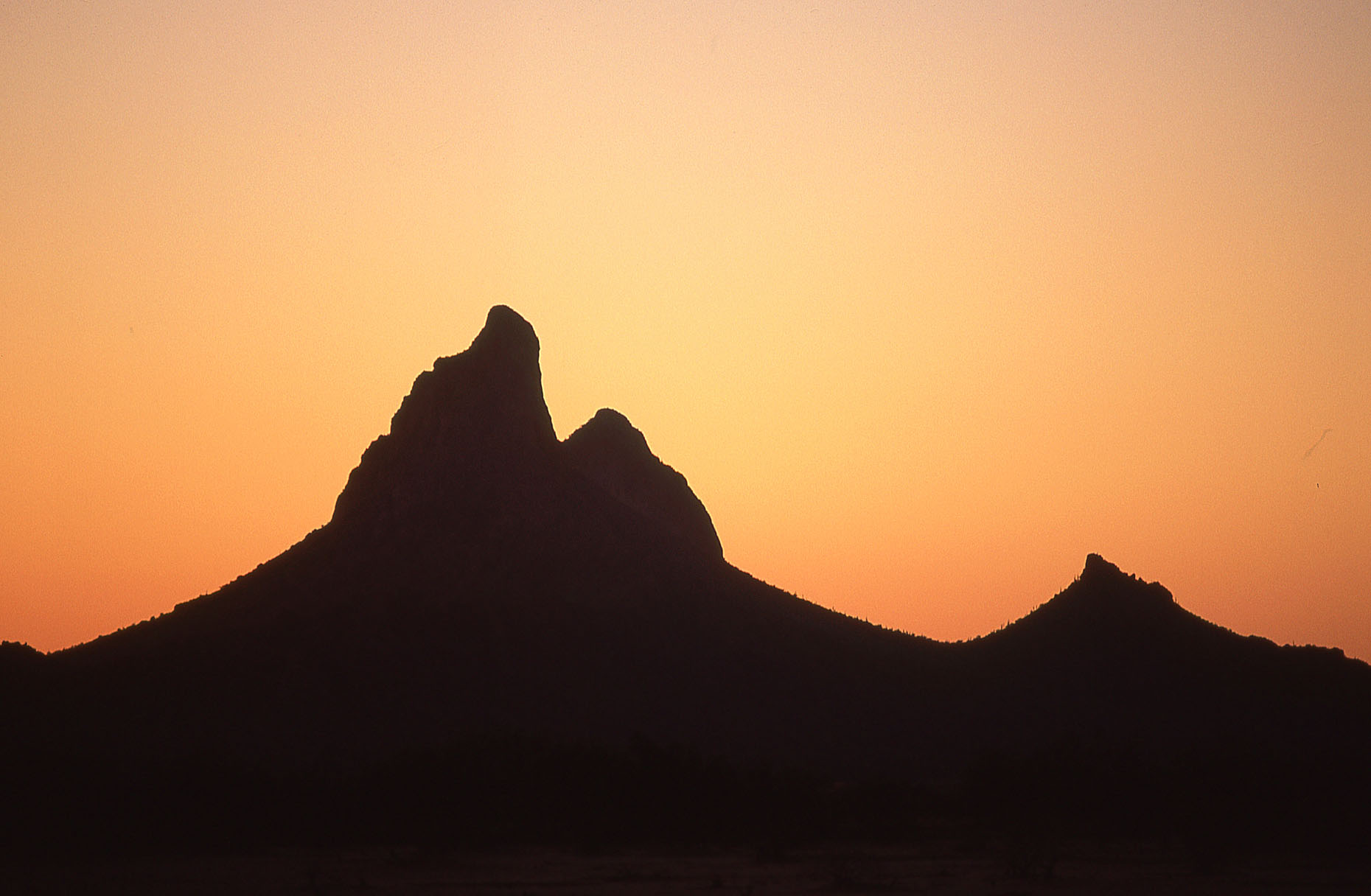 Twilight, Picacho Peak State Park, John Annerino, Ninety-mile Desert, Sonoran Desert, AZ