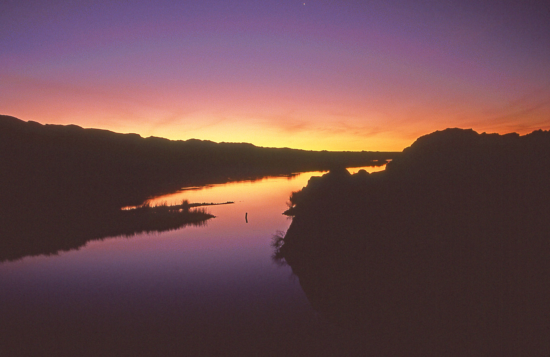 First Light, Colorado River,  Havasu National Wildlife Refuge, John Annerino, California-Arizona