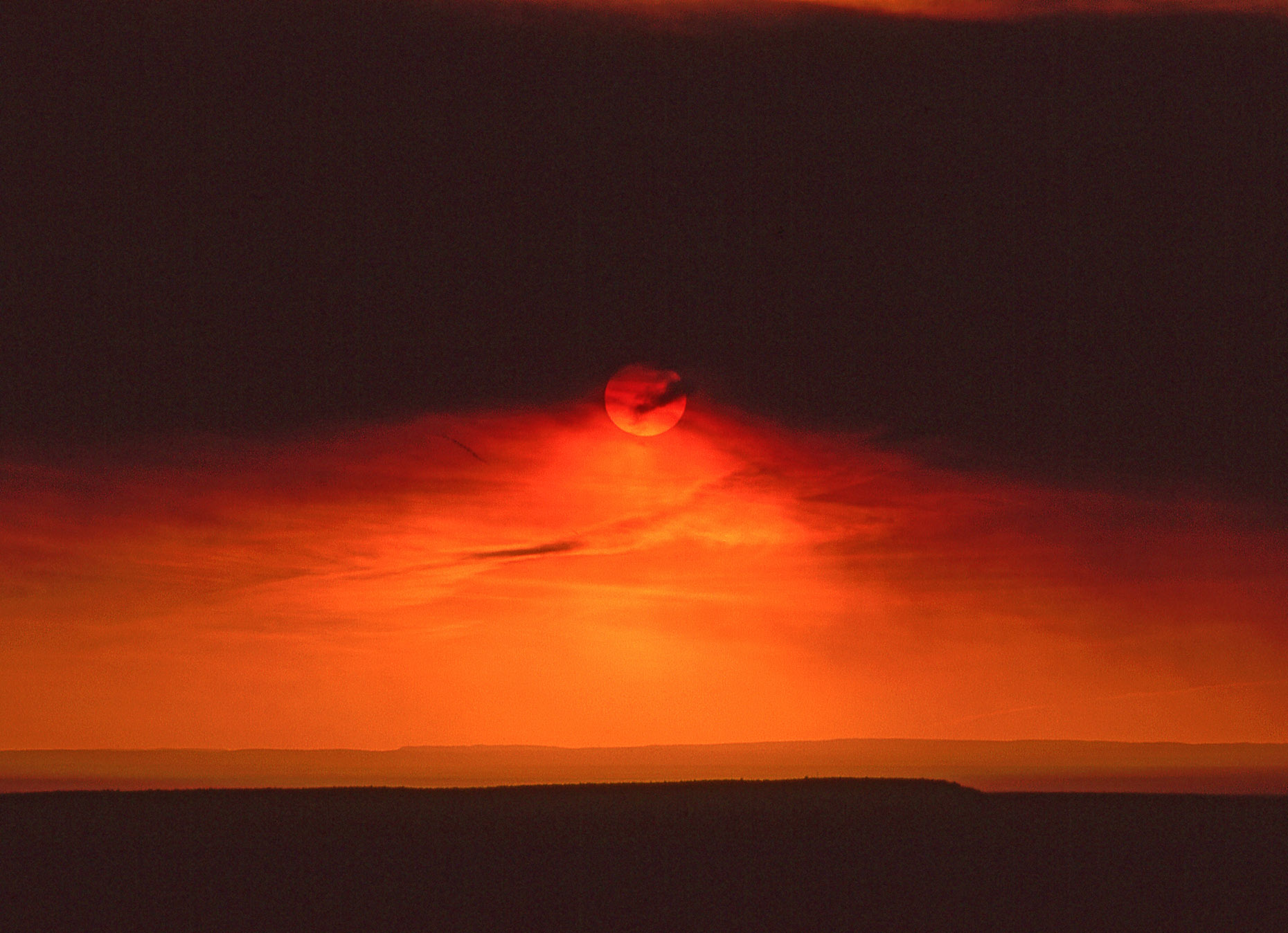 Wildfire sunset, John Annerino, Grand Canyon National Park, AZ, UNESCO World Heritage Site