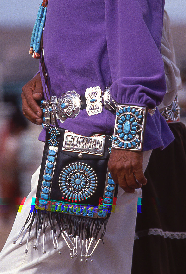 A dance elder’s jewelry, John Annerino, Native American dance, Navajo Traditional Song and Dance