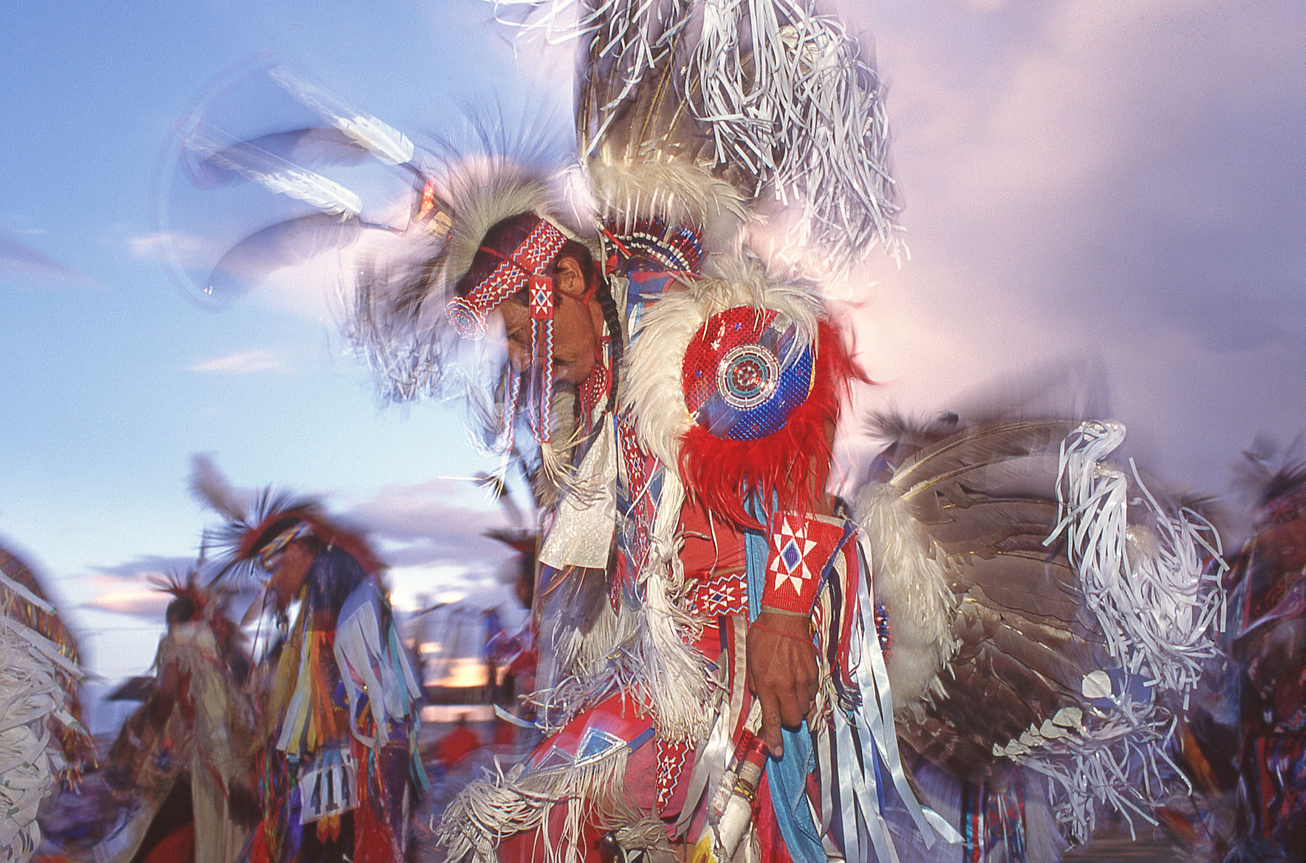 Pow Wow Fancy Dancer, John Annerino, Native American dancer
